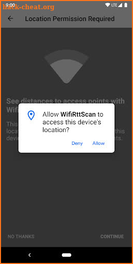 WifiRttScan App screenshot