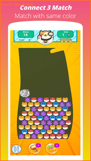 Wiggle Cat -  Free Connect Match 3 Game screenshot
