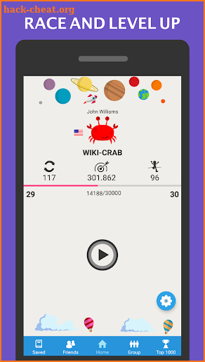 Wiki Race - Wikipedia Game screenshot