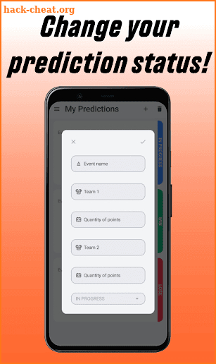 Wil - sport prediction list screenshot