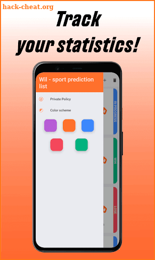 Wil - sport prediction list screenshot