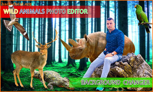 Wild Animal Photo Editor - Background Changer screenshot