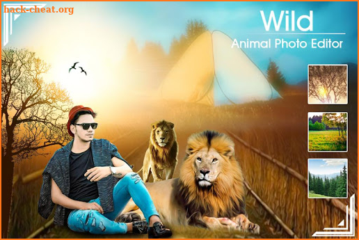 Wild Animal Photo Editor: Photo with Wild Animal screenshot