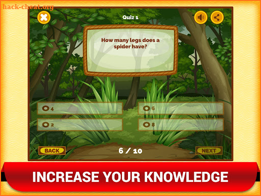 Wild Animal Quiz Game For Kids screenshot