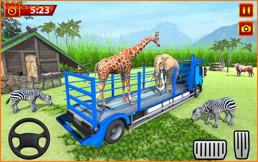 Wild Animal Transport: Multi Level Parking Games screenshot