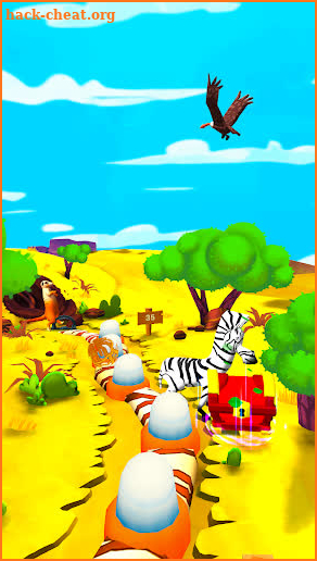 🐯🦎 Wild Animals Saga! Tower Puzzle 🦎🐯 screenshot