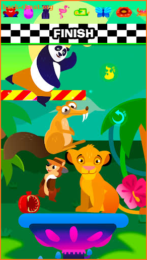 🐯🦎 Wild Animals Saga! Tower Puzzle 🦎🐯 screenshot