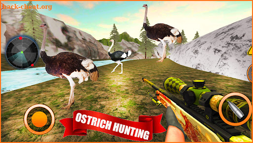 Wild Bird Ostrich Hunting 3D screenshot