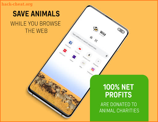 Wild Browser: save animals browsing the internet screenshot