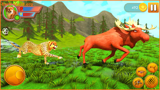 Wild Cheetah Family Simulator Animal Sim Games screenshot