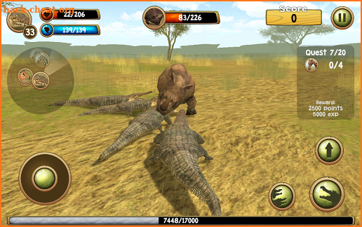 Wild Crocodile Simulator 3D screenshot