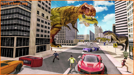 Wild Dino Attack City Simulator screenshot