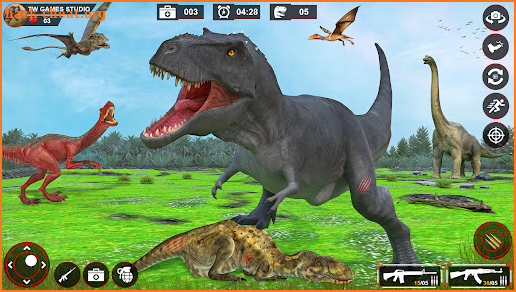 Wild Dino Hunting Animal Games screenshot