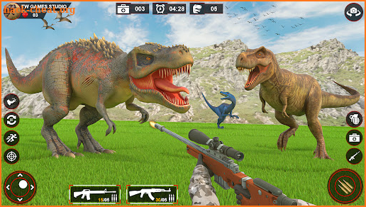 Wild Dino Hunting Animal Games screenshot