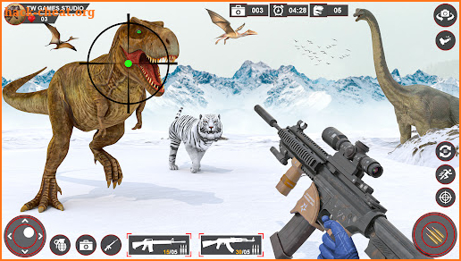 Wild Dino Hunting Animal Games screenshot