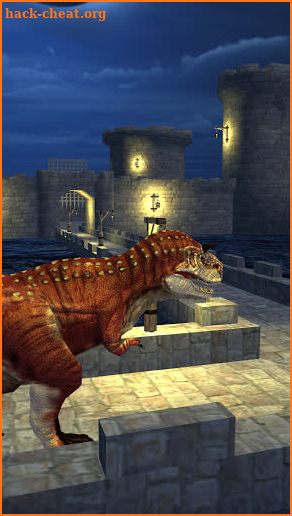 Wild Dinosaur Stunt Run Adventure 3D screenshot