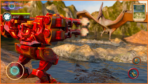 Wild Dinosaur vs Robot war screenshot