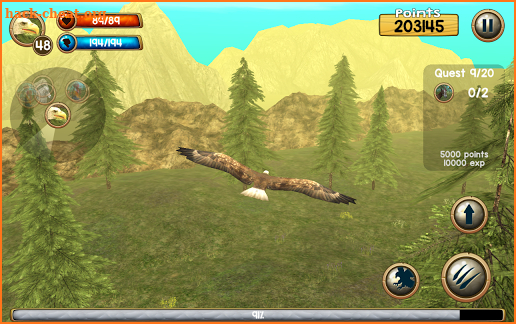 Wild Eagle Sim 3D screenshot