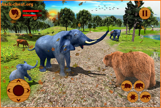Wild Elephant Family Simulator screenshot