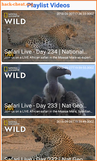 Wild Geographic Videos : Latest Animals Videos screenshot