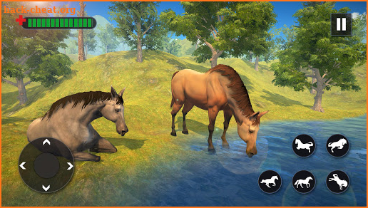 Wild Horse Family Simulator : Horse Games screenshot