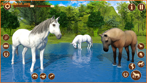 Wild Horse Riding Sim: Racing screenshot