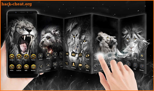 Wild Lion Live Wallpaper screenshot