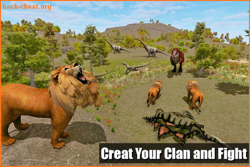 Wild Lion vs Dinosaur: Island Battle Survival screenshot