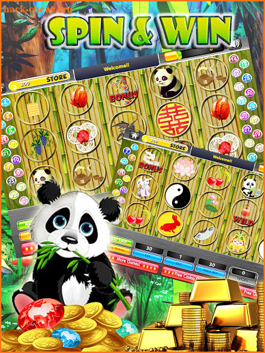 Wild Panda Slot Machines screenshot