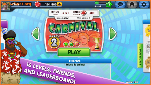 Wild Party Bingo FREE social screenshot