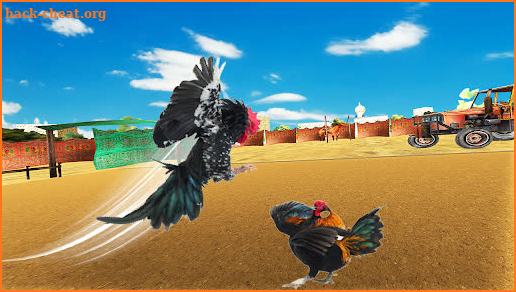 Wild Rooster Fighting Angry Chickens Fighter Games screenshot