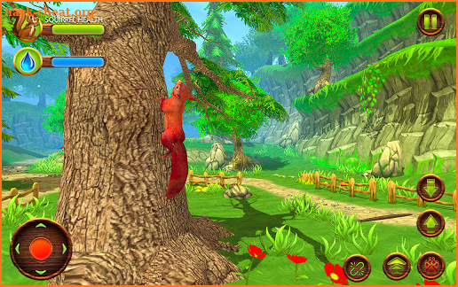 Wild Squirrel Simulator – Wildlife Forest Game screenshot