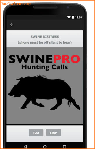 Wild Swine Hunting Calls screenshot