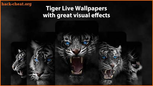 Wild Tiger Live Wallpapers Themes screenshot