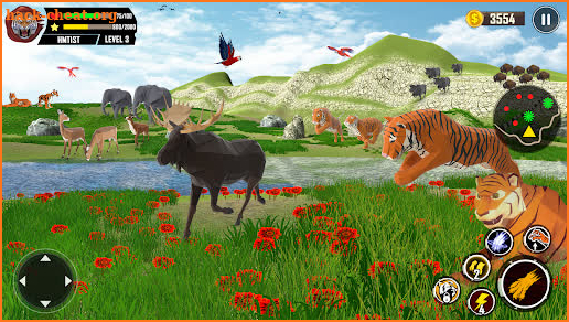 Wild Tiger Sim 3D Games screenshot