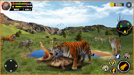 Wild Tiger Simulator 3D Games screenshot