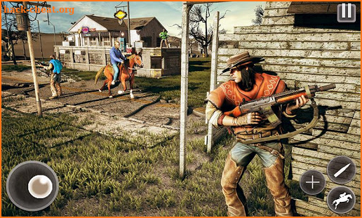 Wild West Bounty Hunter Horse Rider Shooting Games screenshot