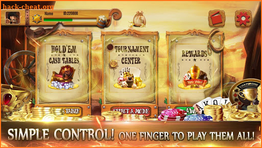 Wild West Poker- Free online Texas Holdem Poker screenshot