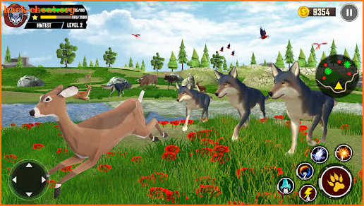 Wild Wolf: Animal Simulator 3d screenshot