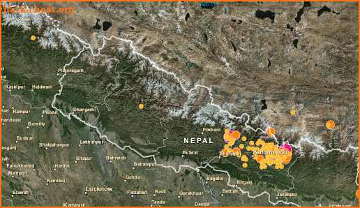 Wildfire & Earthquake Tracker screenshot