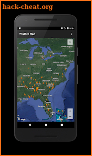 Wildfire Map screenshot