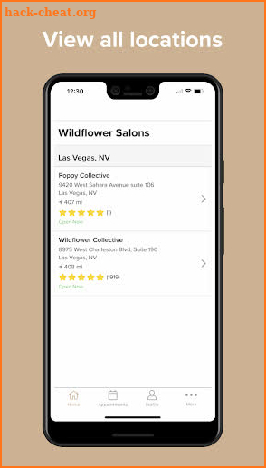 Wildflower Salons screenshot