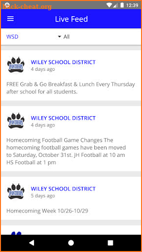 Wiley School District CO screenshot