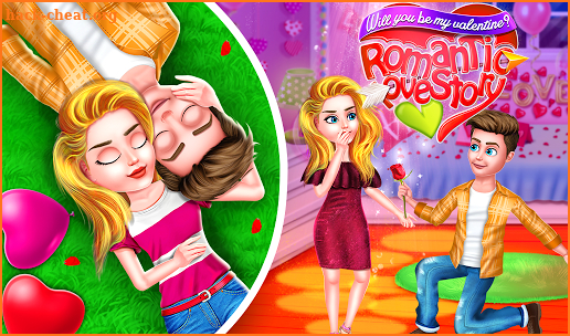 Will you be my valentine? Romantic Love Story screenshot