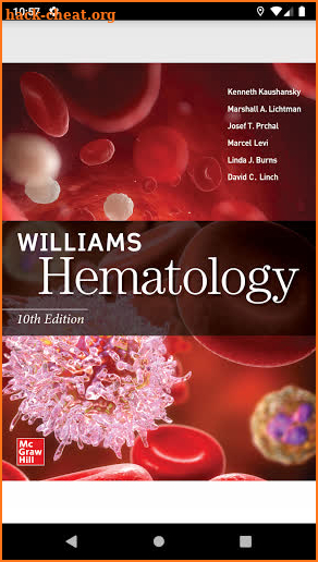 Williams Hematology, 10th Edit screenshot