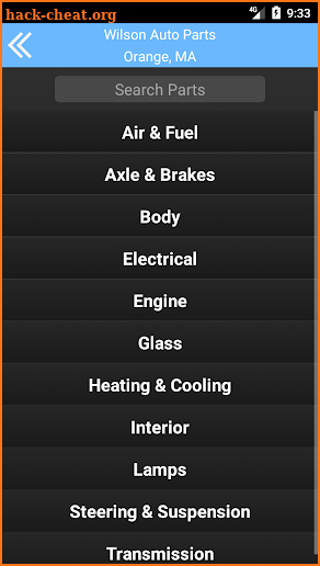 Wilson Auto Parts - Orange, MA screenshot