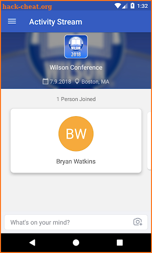 Wilson Conference screenshot