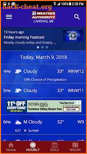 WILX News 10 Weather Authority screenshot