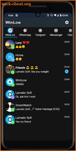 WimLow - Privacy in your chat screenshot
