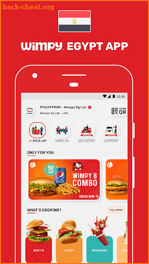 Wimpy Egypt Order Food Online screenshot